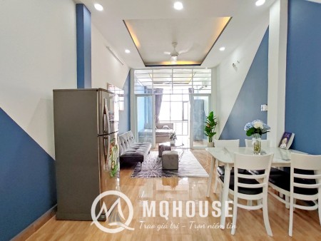 Cho thuê căn hộ 1PN cửa sổ full kính 55m2 gần chợ Hoàng Hoa Thám, Etown