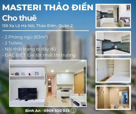 CHO THUÊ 2 PN MASTERI THẢO ĐIỀN FULL NỘI THẤT GIÁ CHỈ 16 TRIỆU/THÁNG
