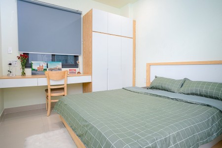 Studio vách ngăn phòng ngủ full nội thất, cầu Nguyễn Văn Cừ, trung tâm quận 8