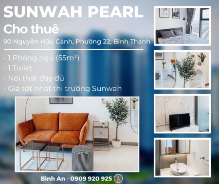 Cho Thuê 1PN Cao Cấp Full Nội Thất Sunwah Pearl Giá Chỉ 22 Triệu/tháng