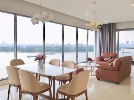 Cho Thuê Căn Hộ 2PN Full Nội Thất, Trực diện View Sông Tại Đảo Kim Cương