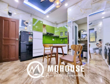 Căn hộ studio ban công cửa sổ mặt tiền máy giặt riêng Q3 ngay Vòng Xoay Dân Chủ