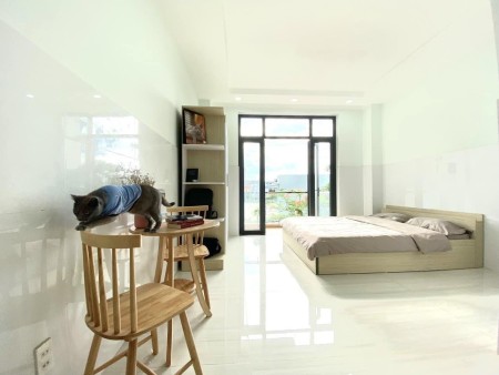 Căn Hộ Studio Full NT Mới Ngay Ngã 4 Hàng Xanh Ban Công Thoáng Máy Giặt Riêng_LH : 0342.766.936, 30m2, 1 phòng ngủ, 1 toilet