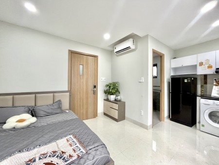 Khai trương Căn hộ cao cấp dạng Studio cửa sổ thoáng Full nội thất máy giặt riêng - giá chỉ từ 6tr5