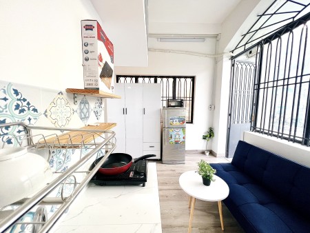 Duplex ban công lớn full nội thất