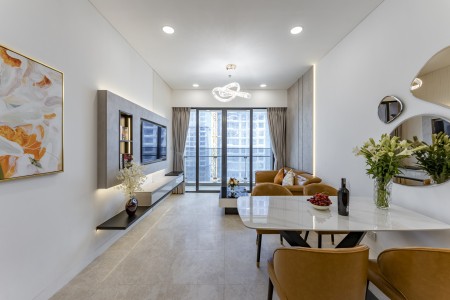 Cho thuê căn hộ River Thủ Thiêm 94m2, căn góc, nội thất cao cấp, tầng trung view đẹp - 0906927639