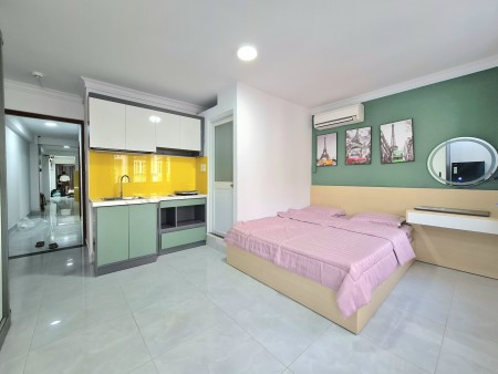 Siêu phẩm studio ban công full nội thất kế bên miếng gà Kỳ Đồng Quận 3