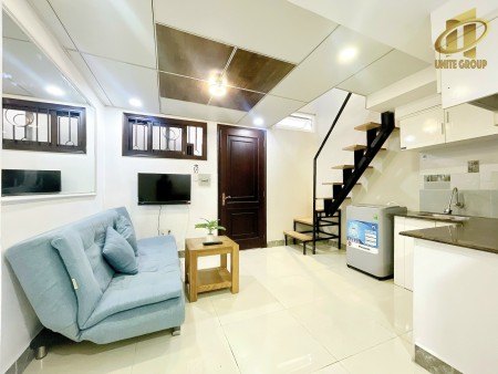 Duplex gác cao full nội thất rộng rãi tại Nguyễn Văn Linh - quận 7, 40m2, 1 phòng ngủ, 1 toilet