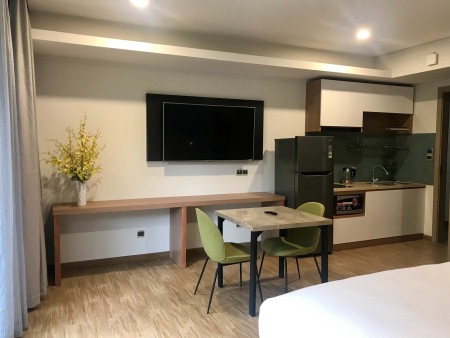 Officicetel Căn Hộ Dịch Vụ Cao Cấp gần The Sun Avenue, 11 Tr, Full NT, Ban công thoáng mát