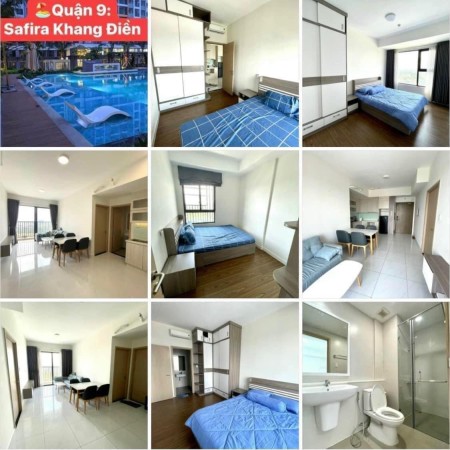 Quận 9: CHO THUÊ CĂN SAFIRA KHANG ĐIỀN 68m2 2PN 2WC CÓ BAN CÔNG & FULL NỘI THẤT