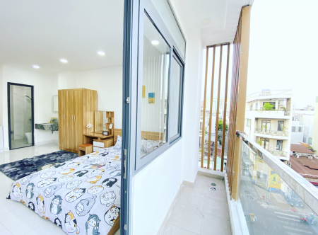 Căn hộ chung cư mini - 1PN - 1 Phòng Khách - Bancol đầy đủ tiện nghi - Ngay trung tâm Tân Bình