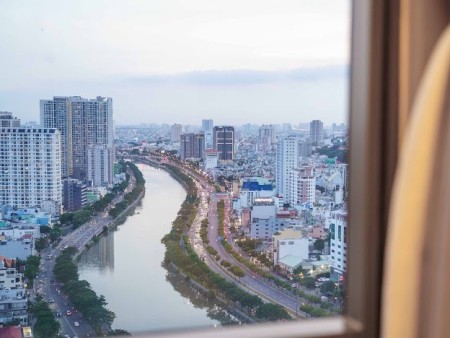 Cho Thuê căn Hộ view xinh nhà đẹp 2 Phòng ngủ River Gate Quận 4