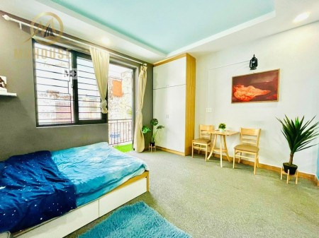 Căn hộ cực rộng- 35m2- 1PN TÁCH BẾP, Full NT, Bancon, Full Gia Dụng