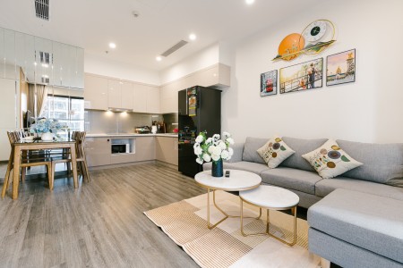 Cho thuê gấp căn hộ 3 phòng ngủ 2WC, nội thất chỉ việc về ở. Giá: 9.5 triệu/tháng. Vinhomes Gia Lâm