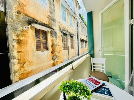 Căn hộ 1PN ban công khu VIP quận 1, kế ks New World, Lý Tự Trọng, Bùi Thị Xuân, ca nhạc Trống Đồng