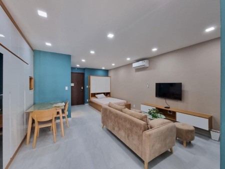 Cho thuê 1PN Giá 14triệu/tháng bao phí. Nội thất đẹp đầy đủ dự án The Botanica Mặt tiền Phổ Quang