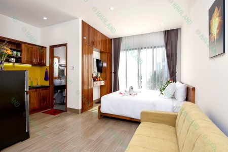 Căn hộ Studio Full nội thất xinh xinh có ban công ngay Khu An Thượng