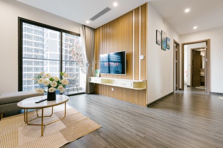 Cho thuê căn hộ 2 ngủ góc phân khu The Then Park cao cấp Vinhomes ocean park Gia Lâm