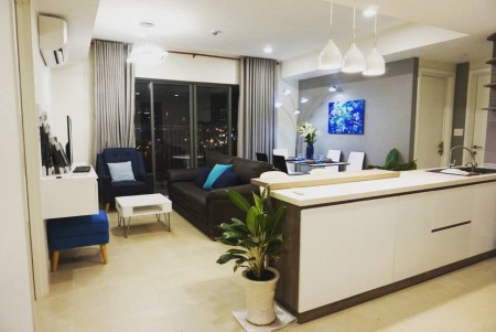 Thích ngay không gian bếp mở Masteri Thảo điền, 3 phòng ngủ, full giá 26tr