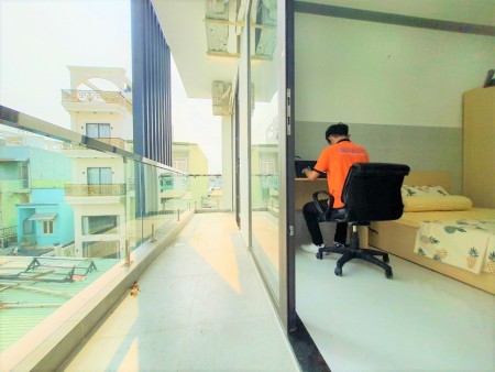 Phòng xinh ban công thoáng - full nội thất tiện nghi cho sinh viên Hutech - Ngoại thương - UEF...
