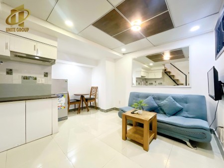 Duplex rộng quận 7 full nội thất gần khu trung tâm, Tôn Đức Thắng, Rmit,Cresent Mall, 30m2, 1 phòng ngủ, 1 toilet