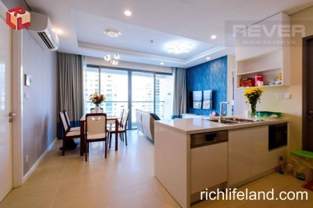 Cho thuê căn hộ Đảo Kim Cương, full NT, 89m2, 23tr