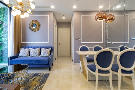 Giá tốt 2PN, 2WC, 74m2 giá chỉ 24tr full nội thất như hình tại  Vinhomes Bason Q1 LH 0906322053