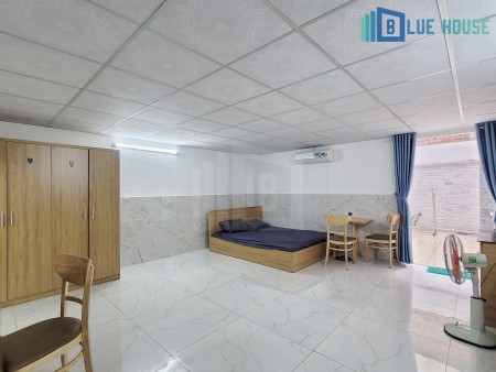 Studio sân vườn 60m2 Full nội thất ngay công viên Lê Thị Riêng