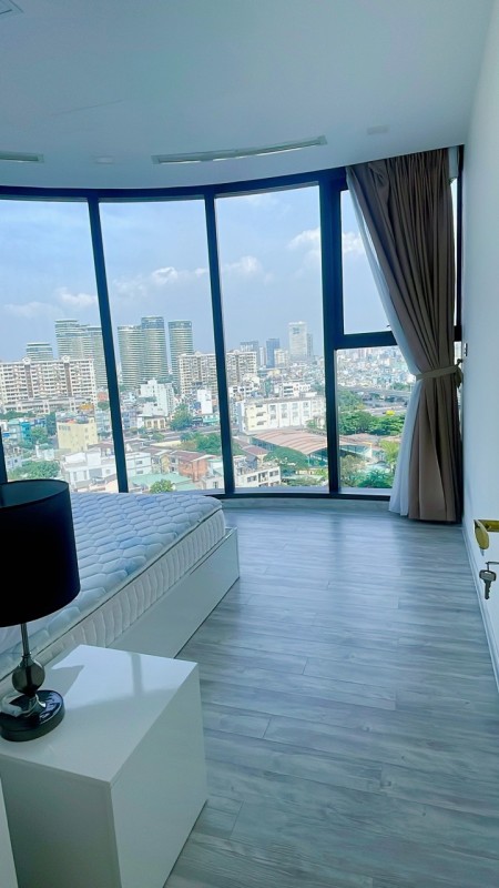 Cho thuê nhanh căn hộ 2 PN -2WC ,80m2 , Vòng cung  khu Vinhomes Bason q1, nội thất cao cấp