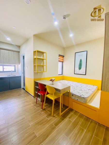 Studio bếp siêu đẹp ở quận 7 tiện di chuyển q1,q4, 35m2, 1 phòng ngủ, 1 toilet