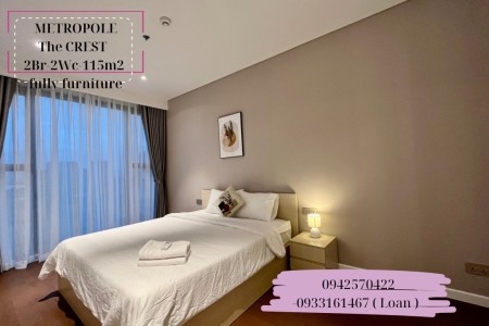Nhà đẹp The Metropole Thủ Thiêm full NT cao cấp 3N tòa Crest