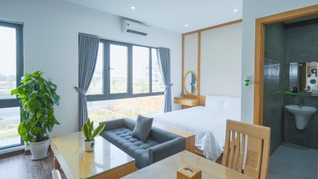 Căn hộ cho thuê khu vực gần Lotte Mart - Asia Park, 40m2, 1 phòng ngủ, 1 toilet