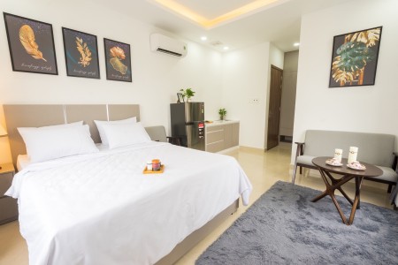 Phòng sắp trống hốt liền tay STUDIO hiện đại tiện nghi 1PN mới 100% TRUNG TÂM quận 7 gần TDTU,RMIUFM, 35m2, 1 phòng ngủ, 1 toilet