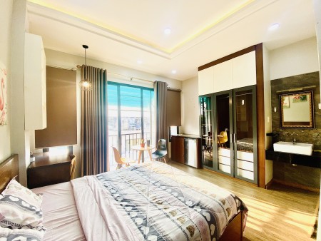 Cho thuê studio balcon full nội thất - Nguyễn Trãi quận 1, cầu Nguyễn Văn Cừ, Sư Phạm, Saigon Centre