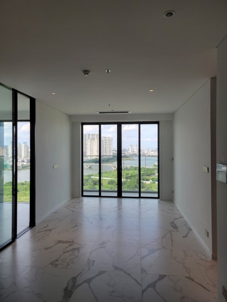 Metropole Thủ Thiêm Crest cho thuê 2PN +1 view sông không chắn, tầng cao - Full giỏ hàng cho thuê
