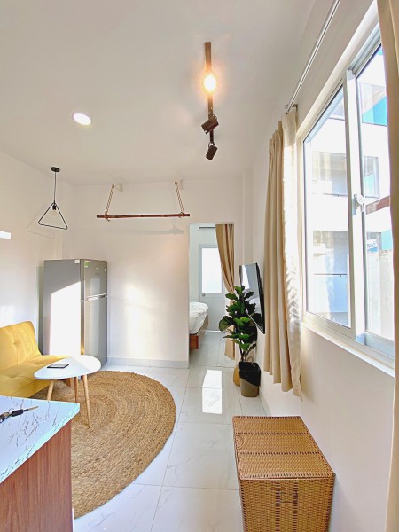 Căn Hộ 1 Phòng Ngủ Lê Thị Riêng Q1_gần Thảo Cầm Viên_nhà thờ Đức Bà_giáo xứ Tân Định_chợ Tân Định