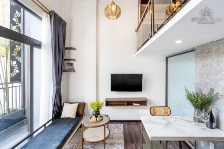 Căn Hộ 1Pn Duplex Ban công - Hồ bơi - Gym - Spa Nguyễn Hữu Cảnh - Vinhome Banson