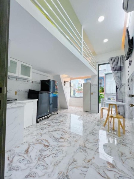 Studio/Duplex/1 Phòng ngủ full nội thất bancon Dương Bá Trạc Q8 - Cầu Nguyễn Văn Cừ Q5, 35m2, 1 phòng ngủ, 1 toilet