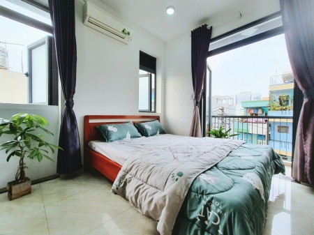 Trống sẵn căn hộ Studio Ban công gần Chợ Bà Chiểu đường Phan Văn Trị quận Bình Thạnh., 40m2, 1 phòng ngủ, 1 toilet