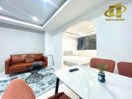 Căn hộ full nội thất gần vincom, ĐH tài chính, 80m2, 1 phòng ngủ, 1 toilet