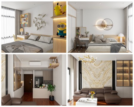 Cho thuê căn hộ chung cư Masterise Waterfront tại Vinhomes Ocean Park. Giá từ 7.5 triệu/tháng