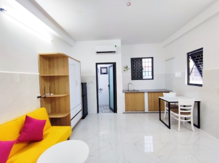 Studio cửa sổ lớn - nhà mới - đối diện Etown Tân Bình