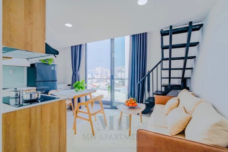 Duplex Ban Công Thiết Kế Hiện Đại Sang Trọng Full Nội Thất Sát Lotte Quận 7