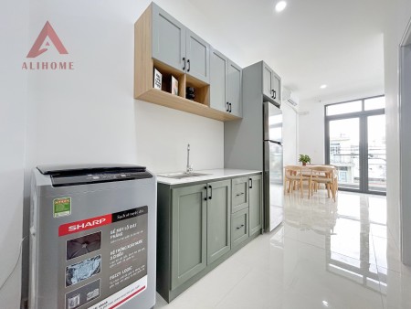 Căn hộ mới 1pn+ Bancony đường oto, khu an ninh - máy giặt riêng p5