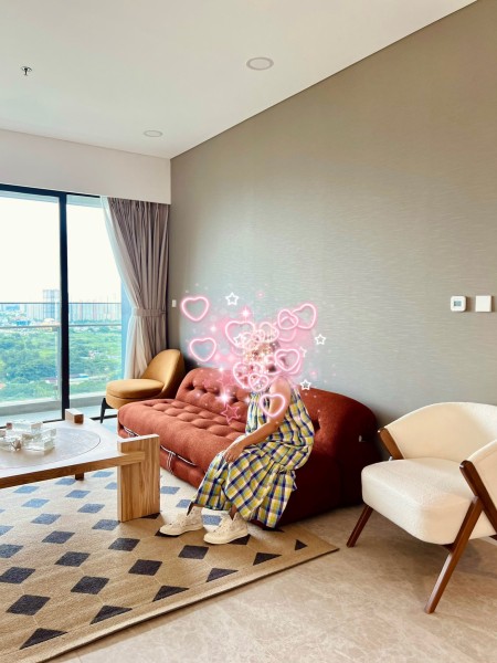 The River Thủ Thiêm, cho thuê 3PN đẹp 126m2 đầy đủ nội thất 65 triệu