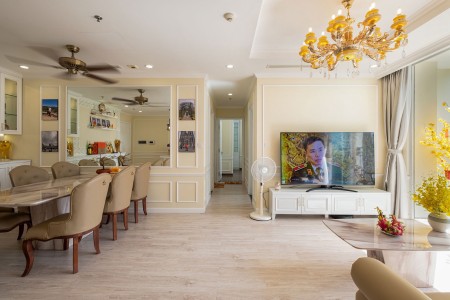 Cho thuê căn hộ 3PN Vinhomes Central Park nội thất đẹp giá tốt