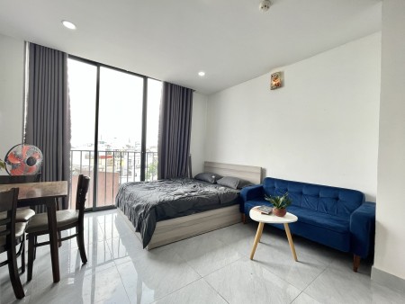 Căn Hộ Studio Mới 100% - Ban Công Riêng - Full Nội Thất - Máy Giặt Riêng Ngay CV Lê Thị Riêng