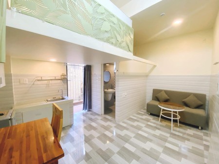 Cho thuê căn có gác ban công full NT ngay cầu Chữ Y Quận 8