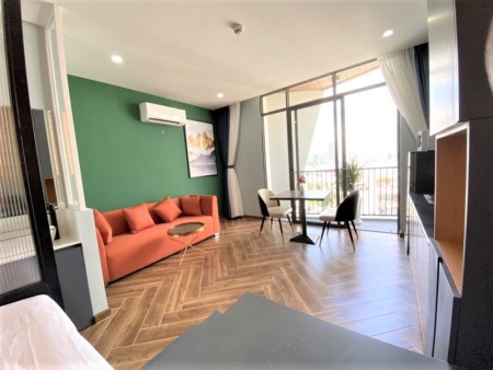 RẺ NHẤT KHU VỰC CHO THUÊ CĂN HỘ DỊCH VỤ BAN CÔNG, CÓ GÁC, FULL NỘI THẤT NGAY NGÃ TƯ BẢY HIỀN