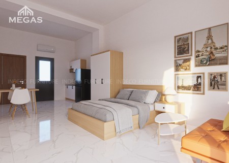 Khai trương Căn hộ STUDIO BAN CÔNG mới xây thông thoáng nội thất tinh tế hiện đại, 30m2, 1 phòng ngủ, 1 toilet